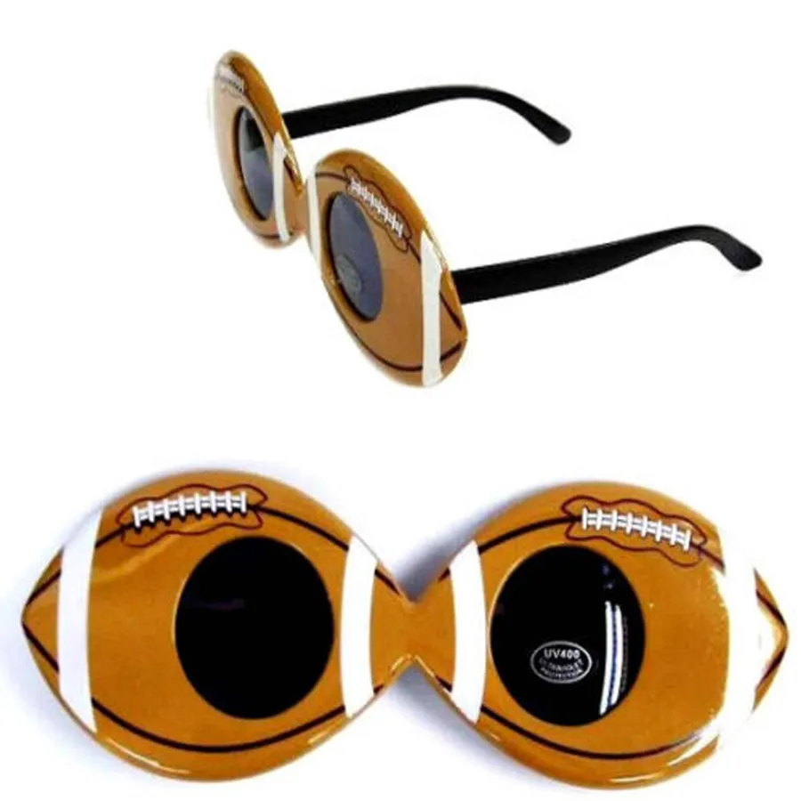 Football Shaped Party Sunglasses For Fun — wholesale Party & Gifts by the case