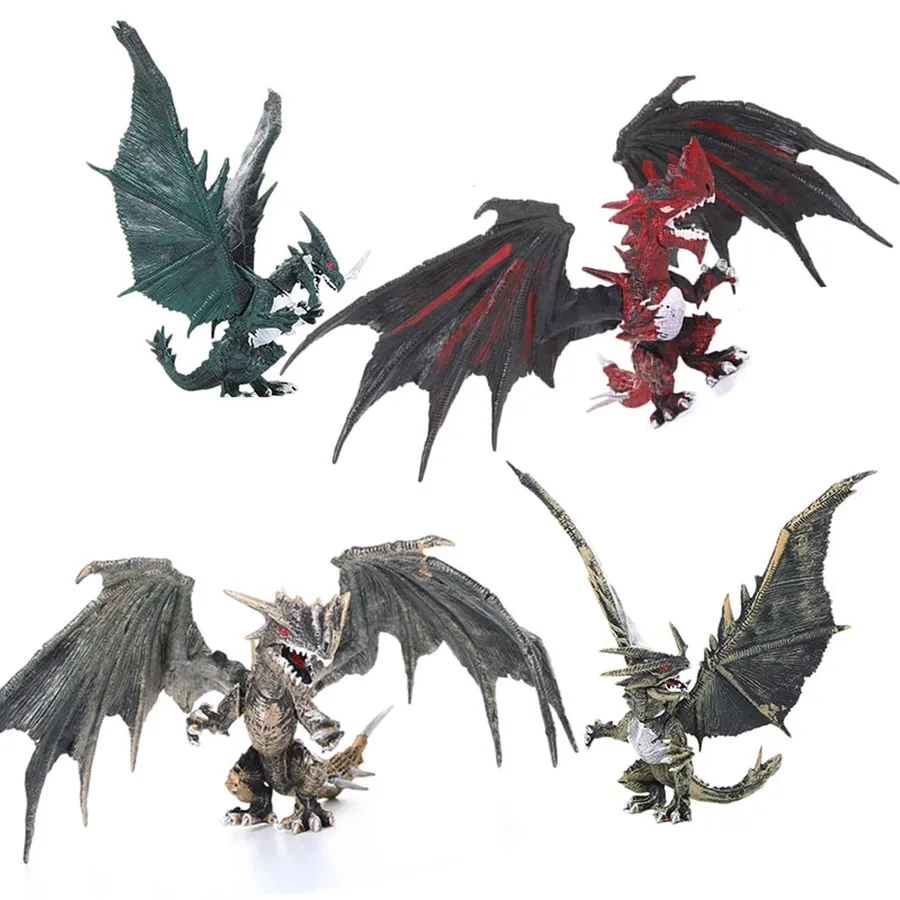 Dragon Dinosaur Solid Action Figure Toy In Bulk — wholesale Toys & Games by the case