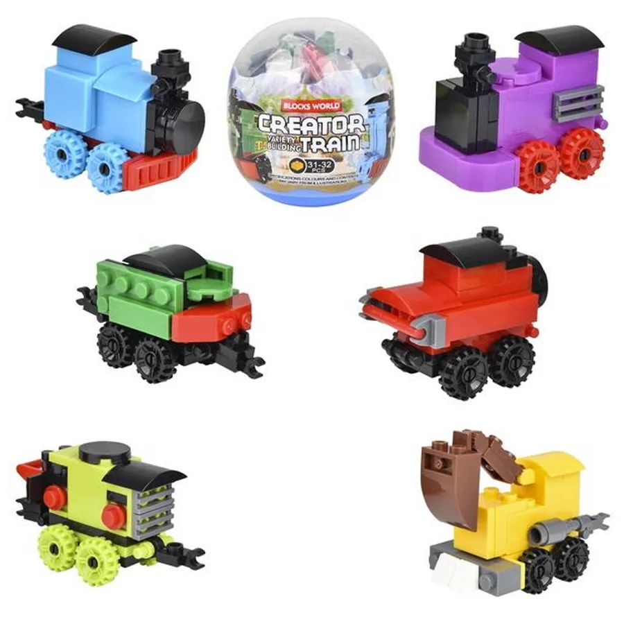 Building Blocks Train Kids Toy - Assorted — wholesale Toys & Games by the case
