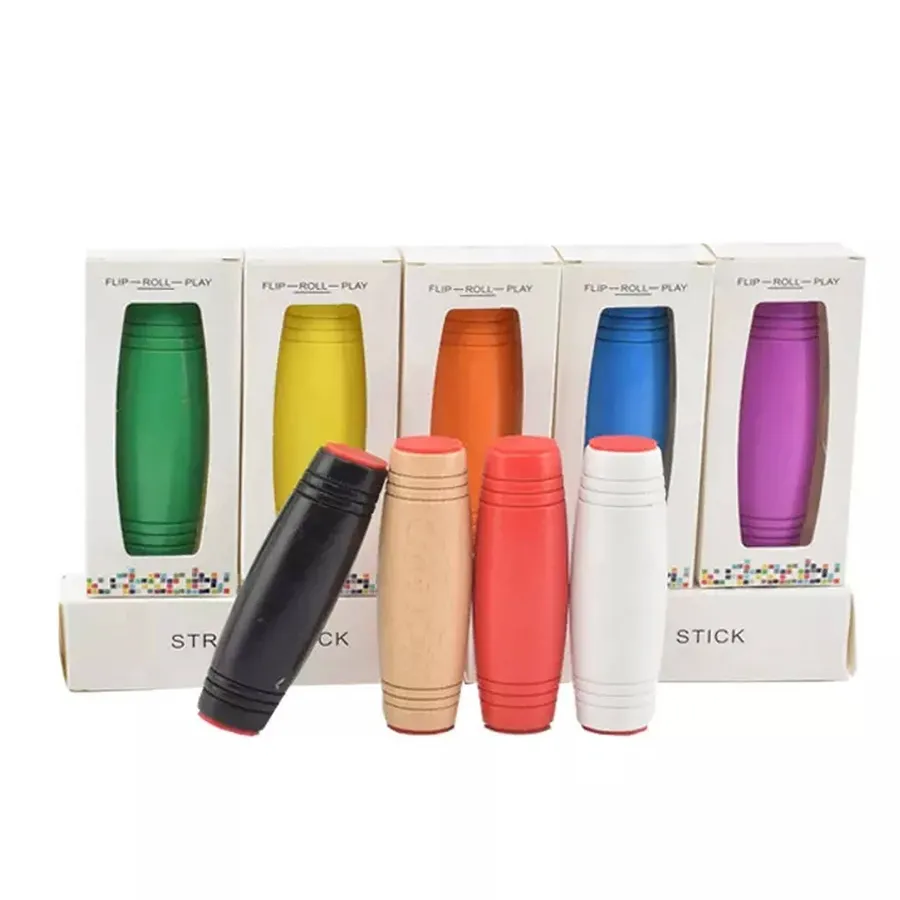 Fidget Wooden Rollover Stress Reliever Toys, Set of 5 - Handcrafted Sensory Toy — wholesale Fidgets & Sensory by the case