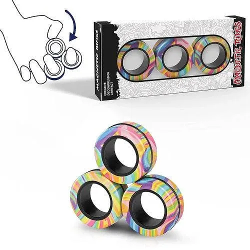 Fidget Toy Magnetic Rings - Sensory Toy for Kids and Adults — wholesale Fidgets & Sensory by the case
