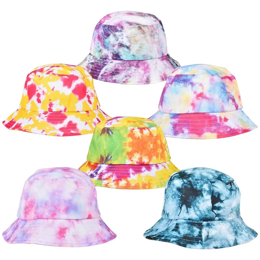 Tie Dye Printed Bucket Hats — wholesale Apparel & Accessories by the case