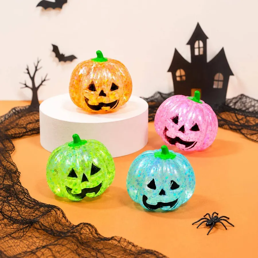 Halloween Pumpkin Stress Relief Toy - Assorted — wholesale Fidgets & Sensory by the case