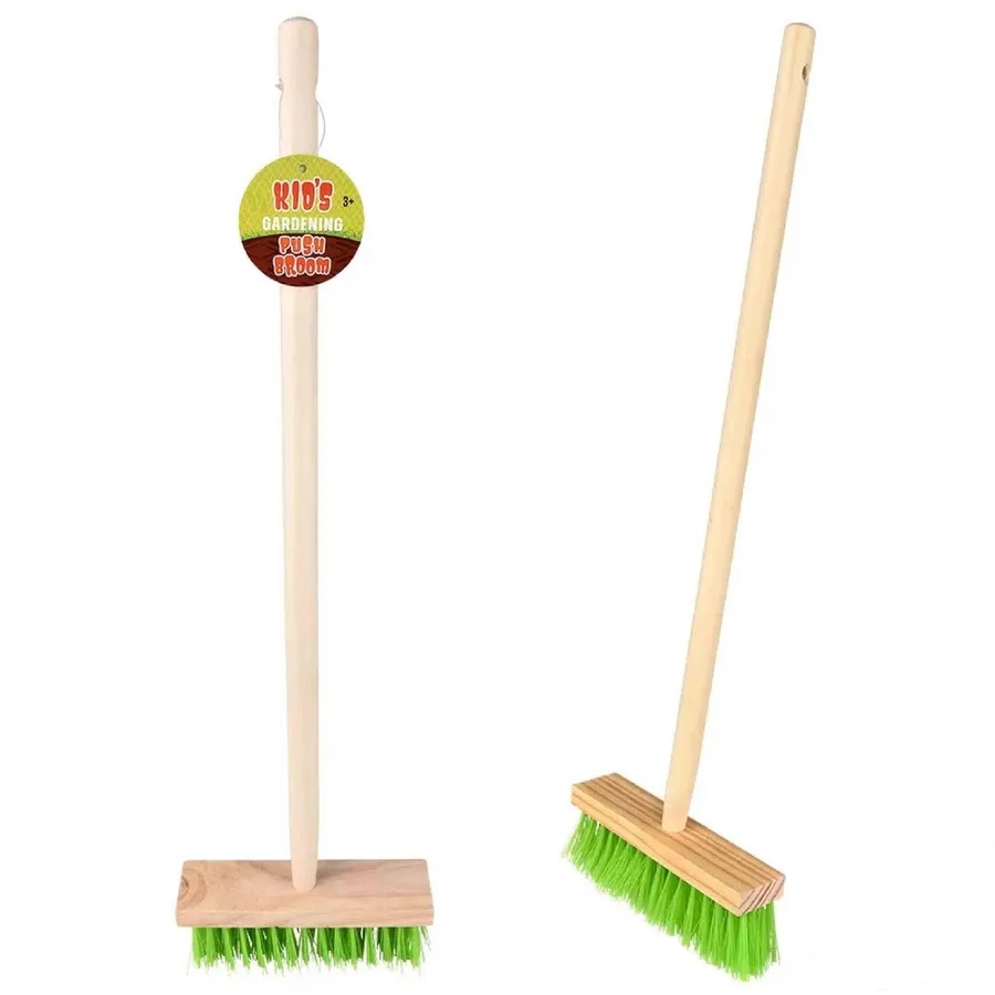 Easter Wooden Broom Push Stick Kids Toy — wholesale Seasonal & Holiday by the case