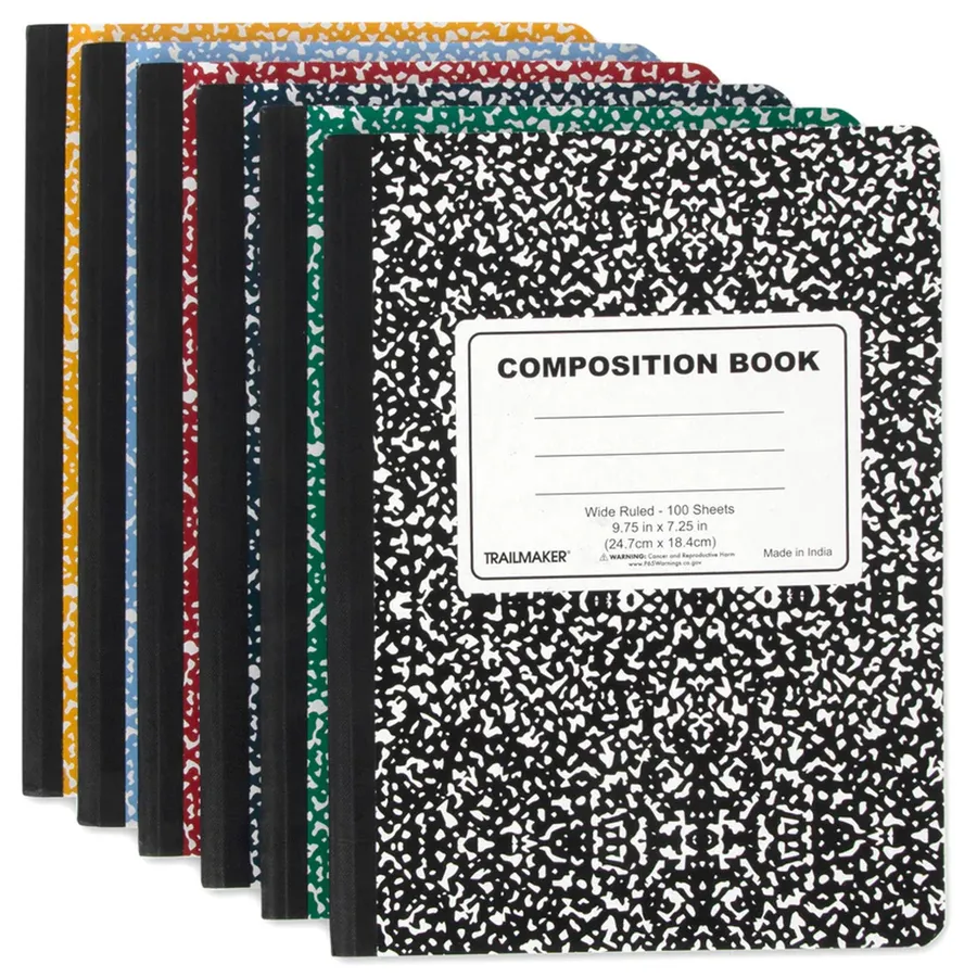 Composition Book in Bulk - Assorted — wholesale Stationery & Office by the case