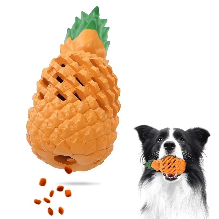 Pineapple Dog Chew Toy – Dental Treat & Fun Play — wholesale Pet by the case