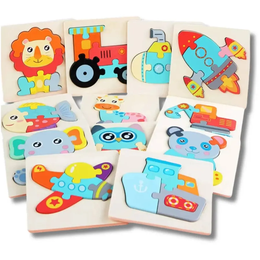 Wooden Montessori Educational Puzzle Brain Kids Toy — wholesale Toys & Games by the case