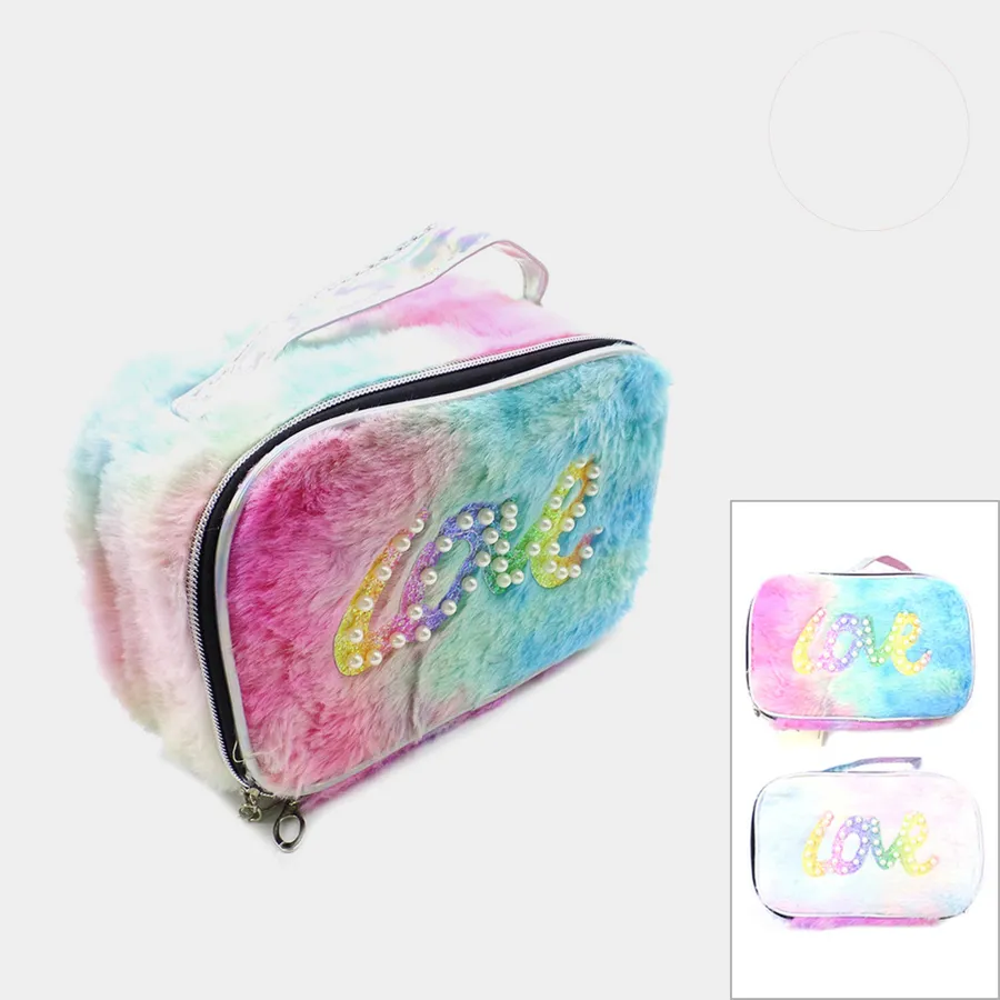 Easter Unicorn Faux Fur Pouch Bags For Valentine — wholesale Seasonal & Holiday by the case