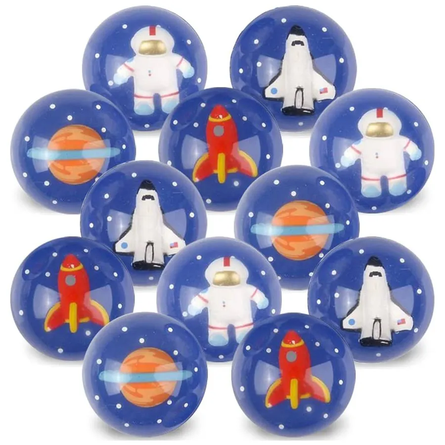 3D Space Characters High Bounce Balls - Keeraft Home Gifts — wholesale Home & Décor by the case
