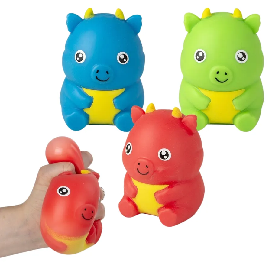 Squish and Stretch Dinosaur Flexible Fun and Squeezy — wholesale Plush & Squishies by the case