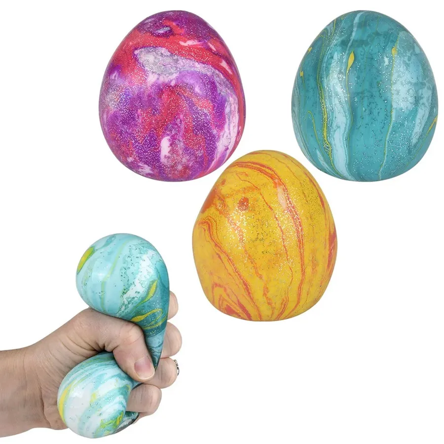 Easter Special Marbleized Squeeze Fidget Egg Kids Toy — wholesale Fidgets & Sensory by the case