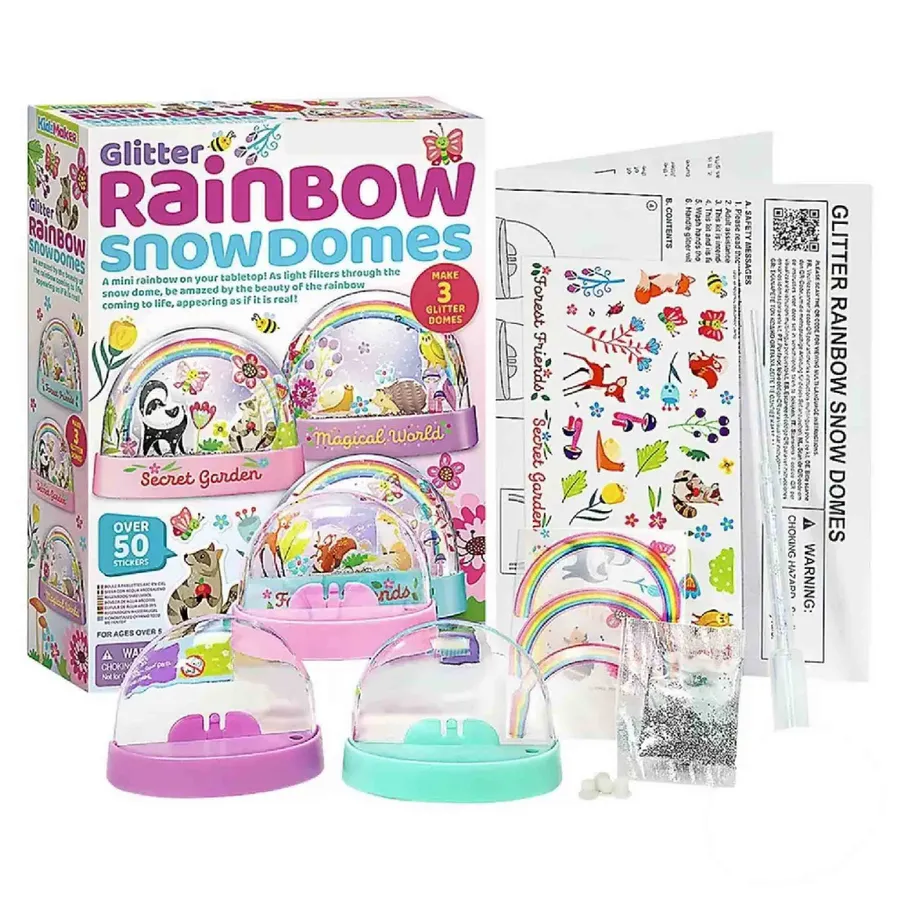 Glitter Rainbow Snow Domes for Kids — wholesale Toys & Games by the case