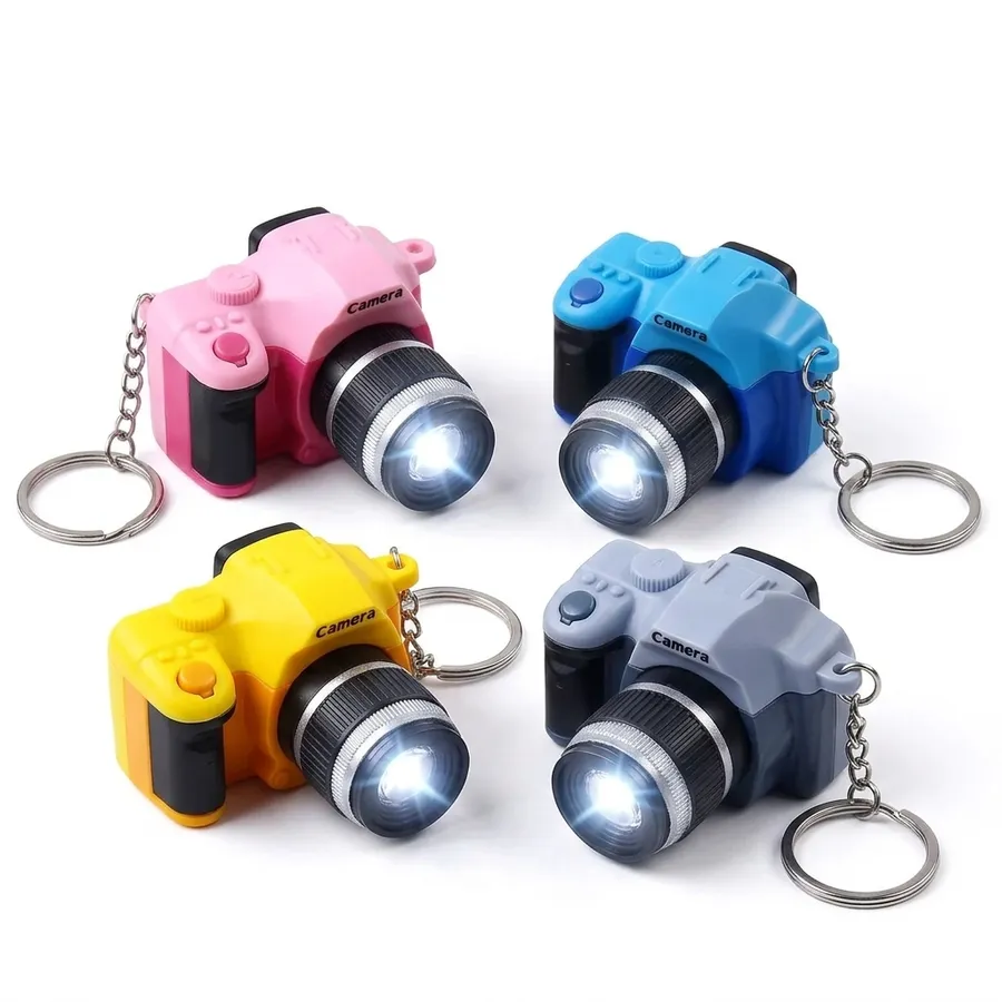 Mini Camera LED Keychain Toy – Kids Gift Bulk — wholesale Keychains & Charms by the case