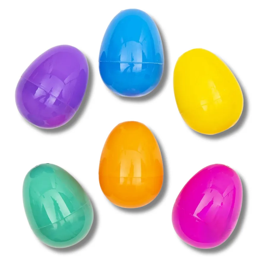 Blank Plastic Easter Eggs Kids Toy- {Pack Of 144 Pcs} — wholesale Seasonal & Holiday by the case