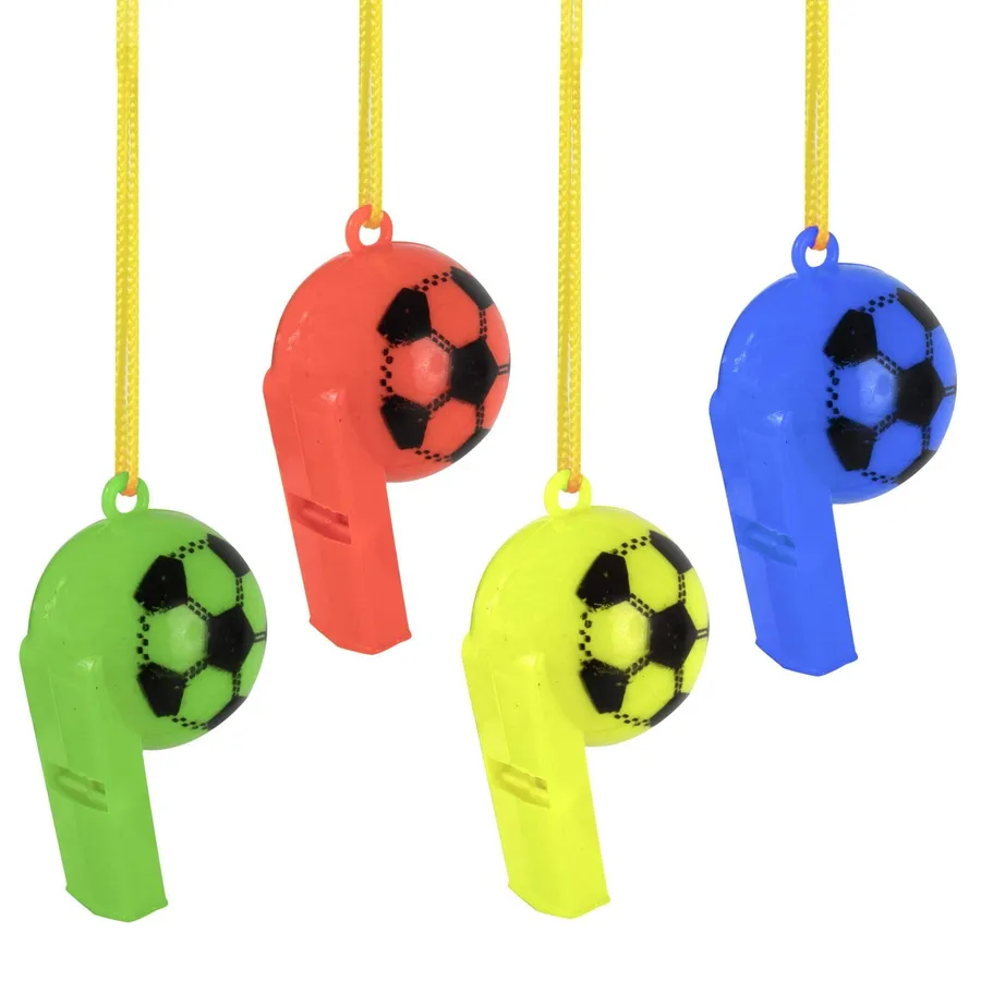 Soccer Whistle Necklace Toy - 4 colors — wholesale Apparel & Accessories by the case