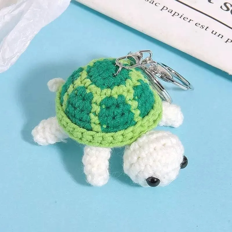 Cute Crochet Knitted Turtle Keychain — wholesale Keychains & Charms by the case