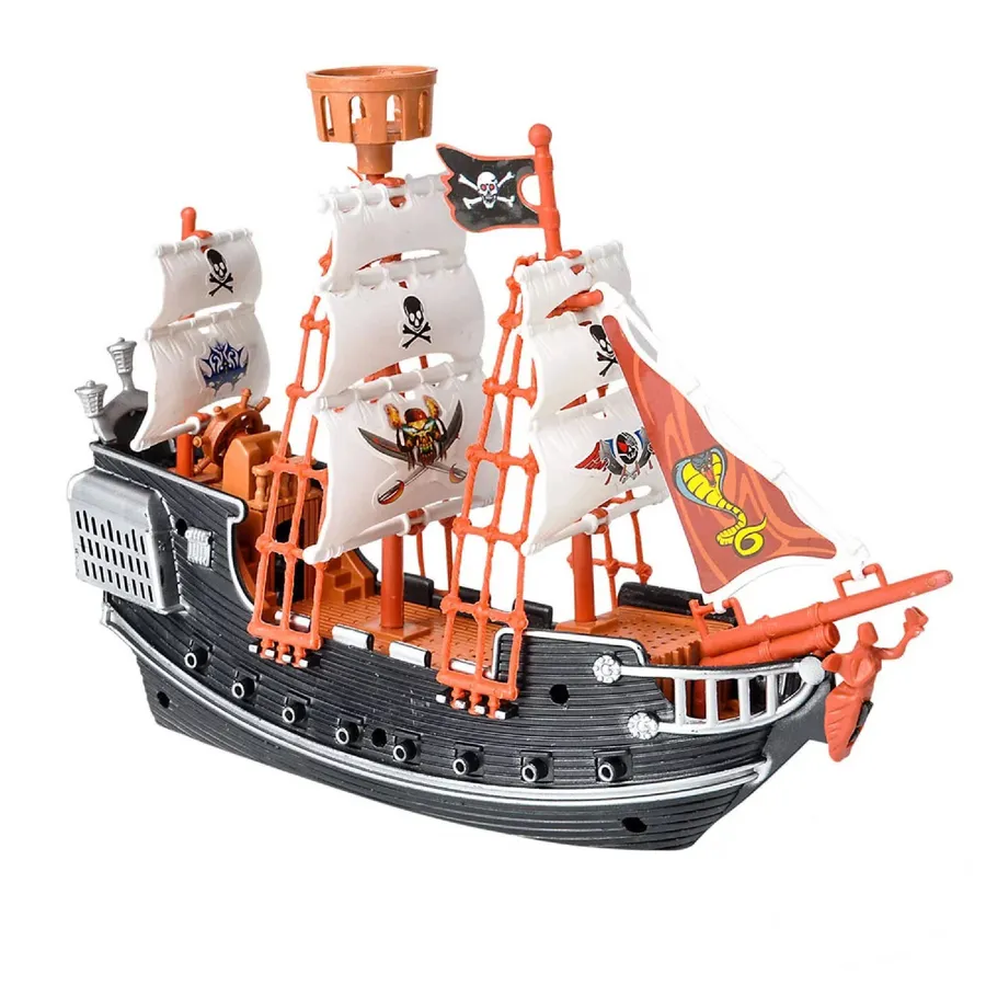Pirate Boat Play Set In Bulk — wholesale Toys & Games by the case