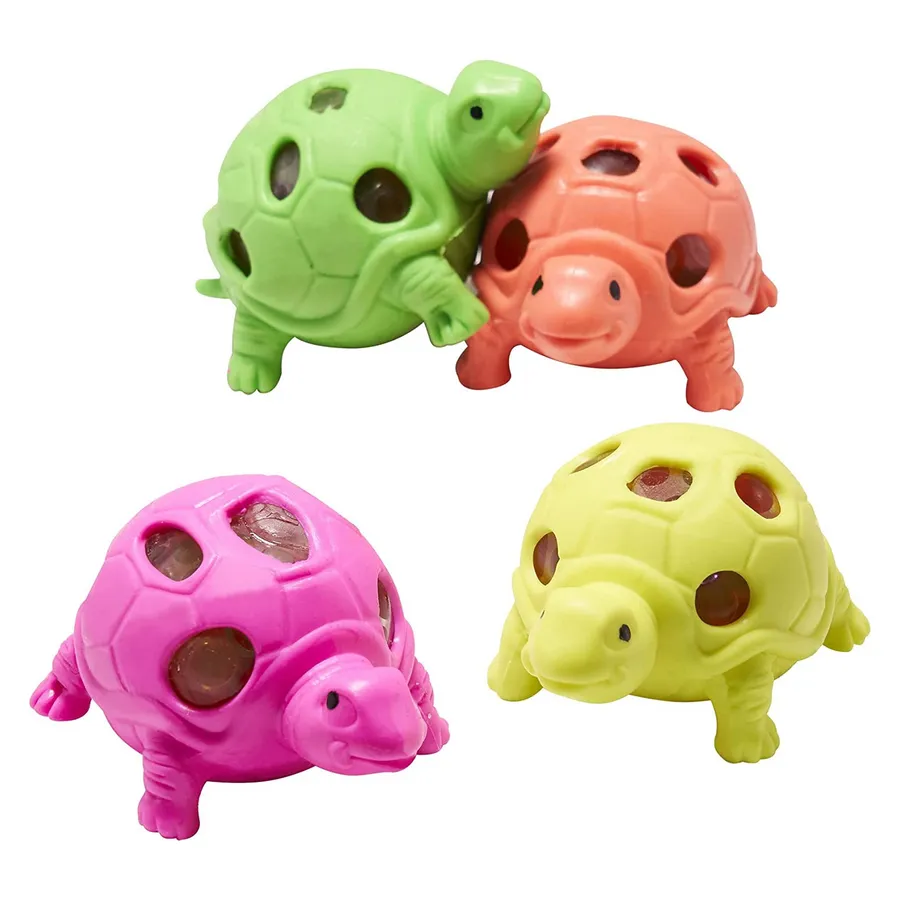 Turtle Soft Squishy Water Bead Kids Toy- Assorted — wholesale Plush & Squishies by the case