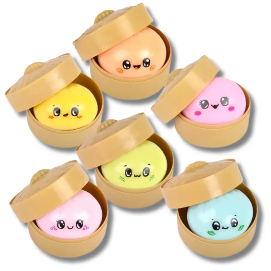 Mystery Squeeze Dumpling Fidget Kids Toy- Assorted — wholesale Fidgets & Sensory by the case