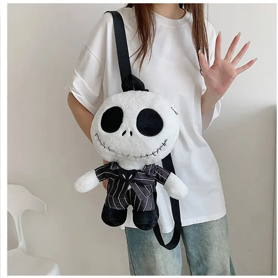 Skellington Plush Backpack For Kids - Assorted — wholesale Plush & Squishies by the case