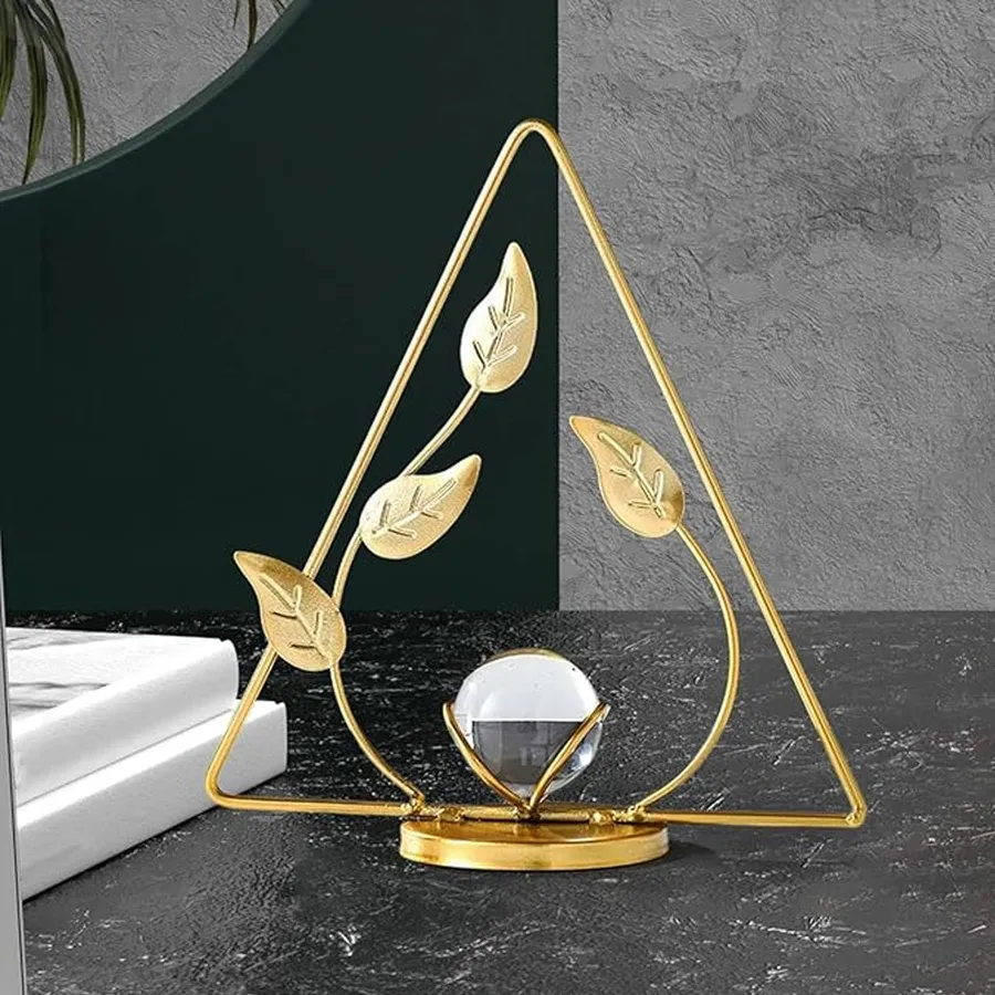 Crystal Leaf Showpiece for Home Decore — wholesale Home & Décor by the case