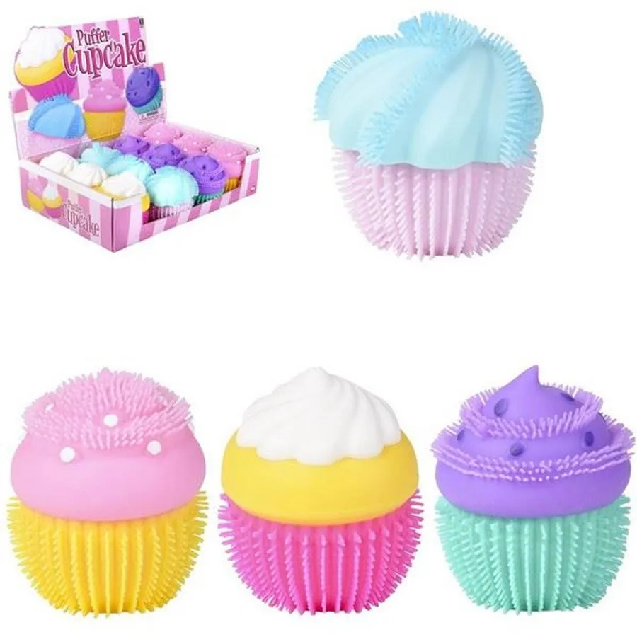 Wholesale Fluffy Puffer Cupcake - Cute a Keeraft Home Gifts — wholesale Fidgets & Sensory by the case