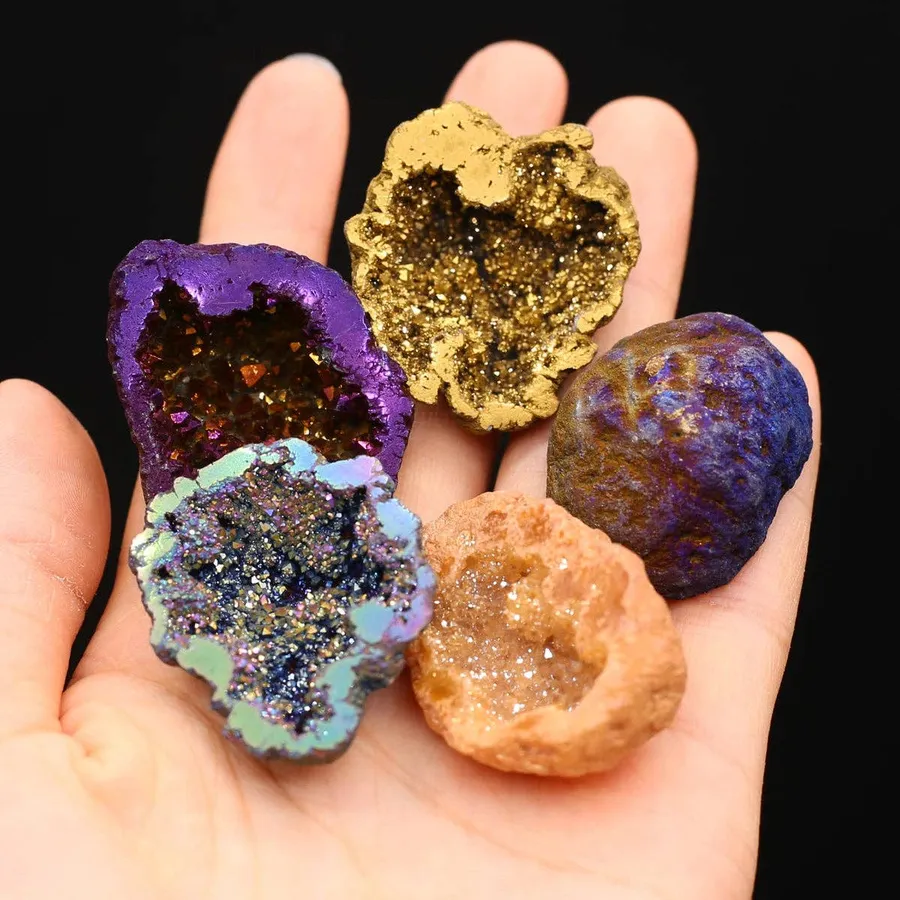 Agate Cornucopia Gemstone Home Holiday Decor Assorted — wholesale Seasonal & Holiday by the case