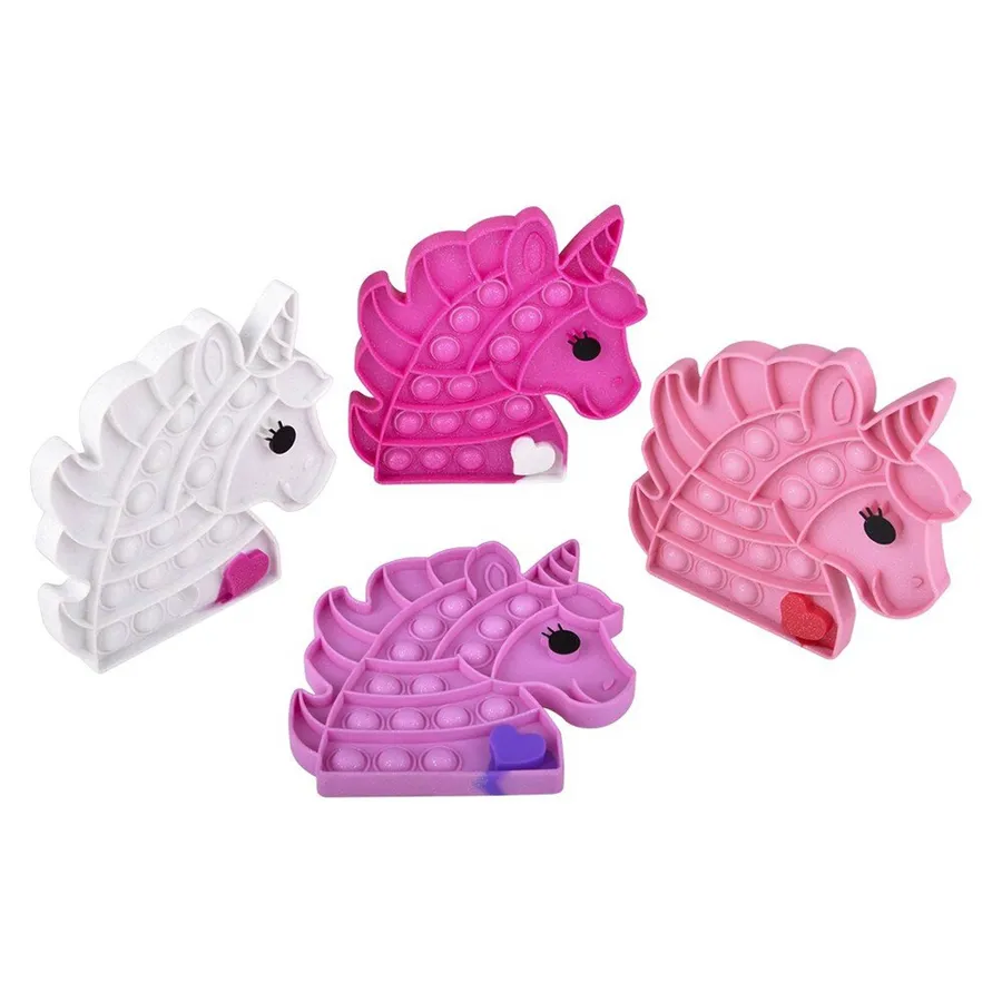 Halloweens Unicorn Bubble Popper Kids Toy - Assorted — wholesale Seasonal & Holiday by the case