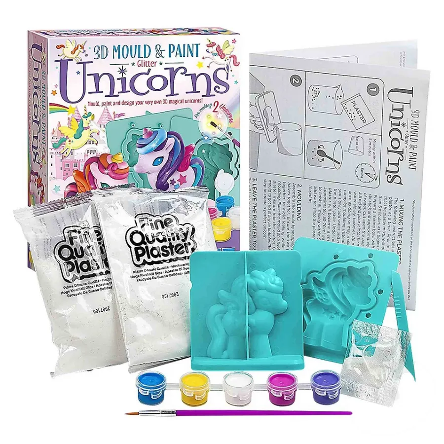 Mold & Paint Glitter Unicorns for Kids — wholesale Toys & Games by the case