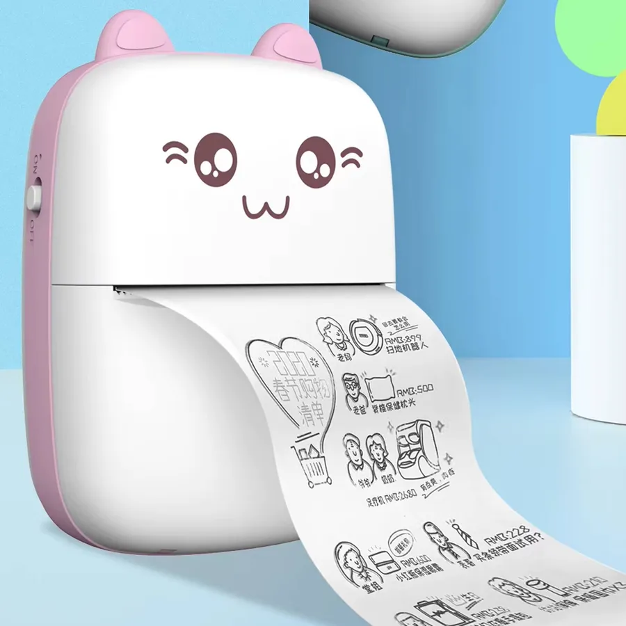 Portable Wireless Mini Thermal Printer For Kids - Assorted — wholesale Tech & Gadgets by the case