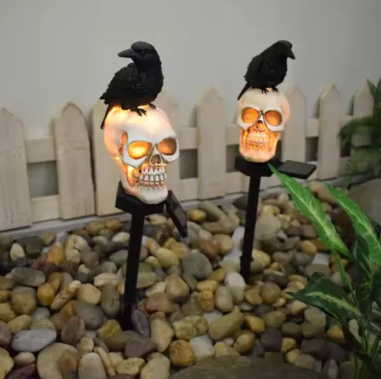 Waterproof Solar LED Crow Skeleton Garden Lights — wholesale More Wholesale Goods by the case