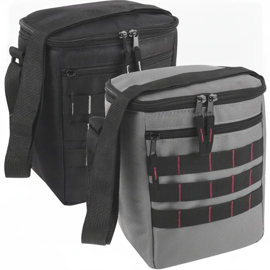 Insulated 6-Can Printed Cooler Bag with Daisy Chain - Travel & Everyday Bag — wholesale Bags & Backpacks by the case