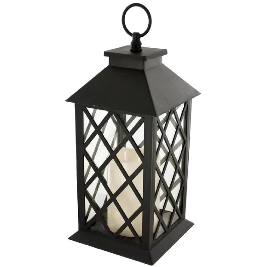 Decorative LED Lantern with Candle Holiday Décor — wholesale Seasonal & Holiday by the case