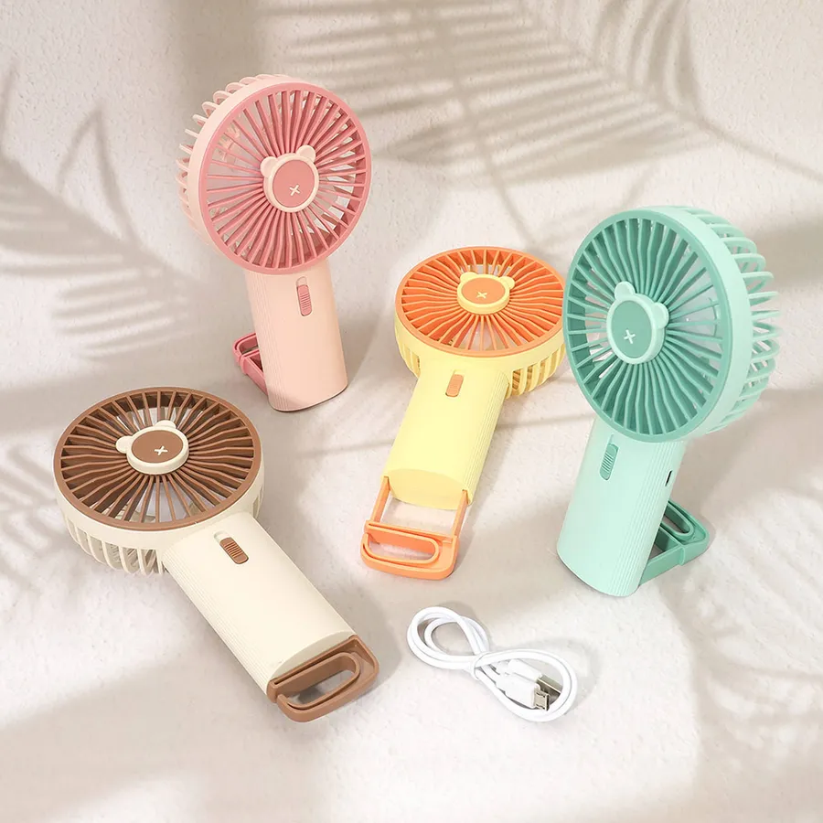 Portable Handheld USB Rechargeable Fan - Assorted — wholesale Tech & Gadgets by the case