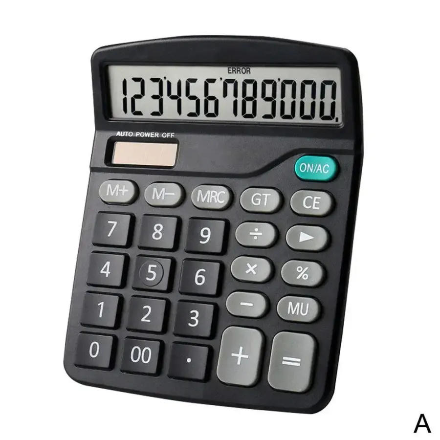 Back to school Standard Function Calculator – Dual Power LCD — wholesale More Wholesale Goods by the case