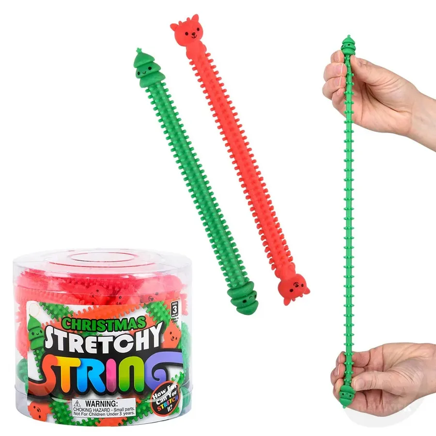 Advent Calendar Stretchy String Fidget Toys- Assorted — wholesale Fidgets & Sensory by the case