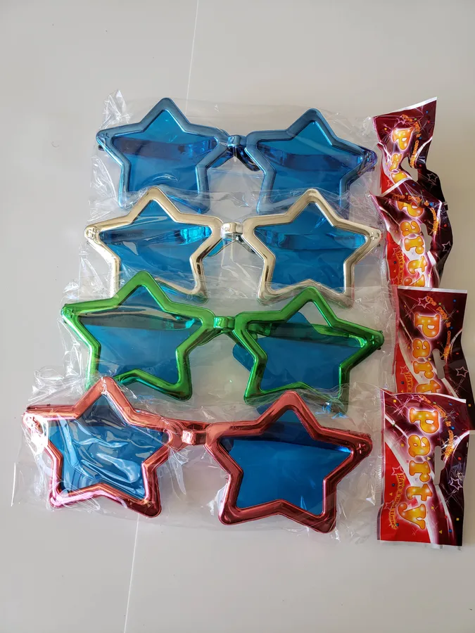 Jumbo Star Goggles for Parties Use In Bulk — wholesale Party & Gifts by the case