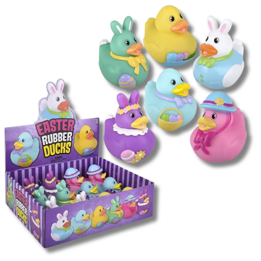 Surprise Easter Rubber Duckies Fidget Kids Toy — wholesale Fidgets & Sensory by the case