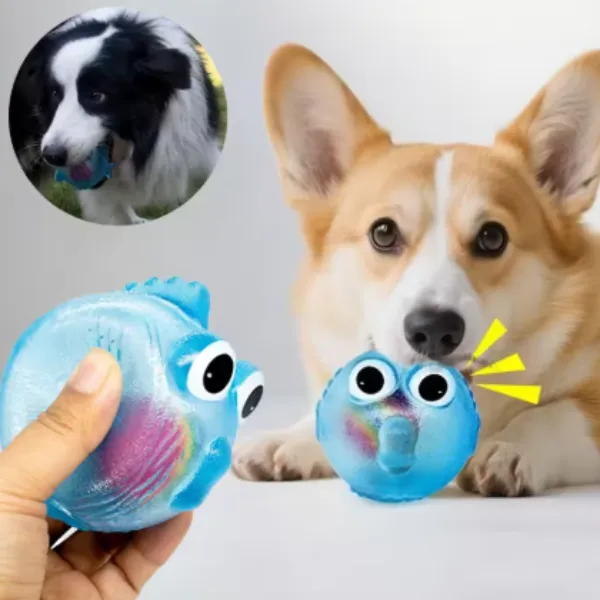 Squeaky Fish Chew Toy for Dogs – Fun & Teeth Cleaning — wholesale Toys & Games by the case
