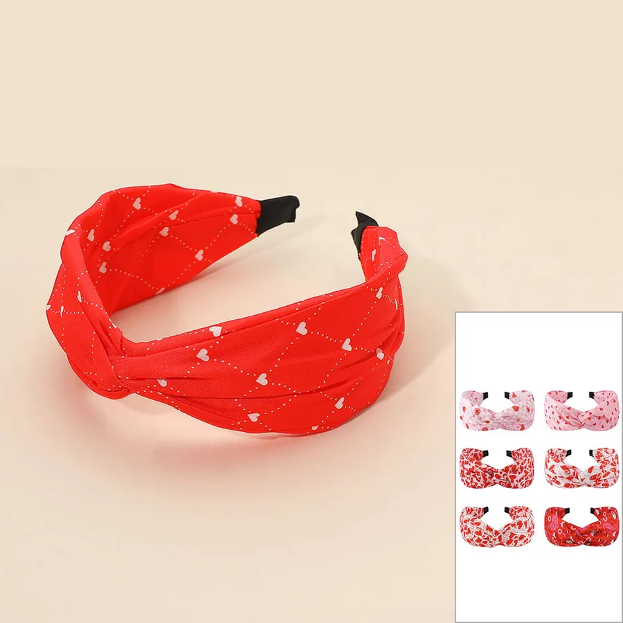 Heart Themed Knot Headbands - Assorted — wholesale Apparel & Accessories by the case