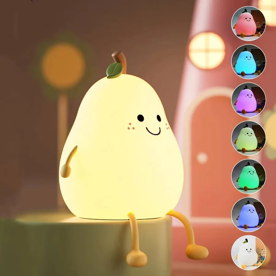Rechargeable Fruit LED Night Lamp For Home Décor — wholesale Home & Décor by the case