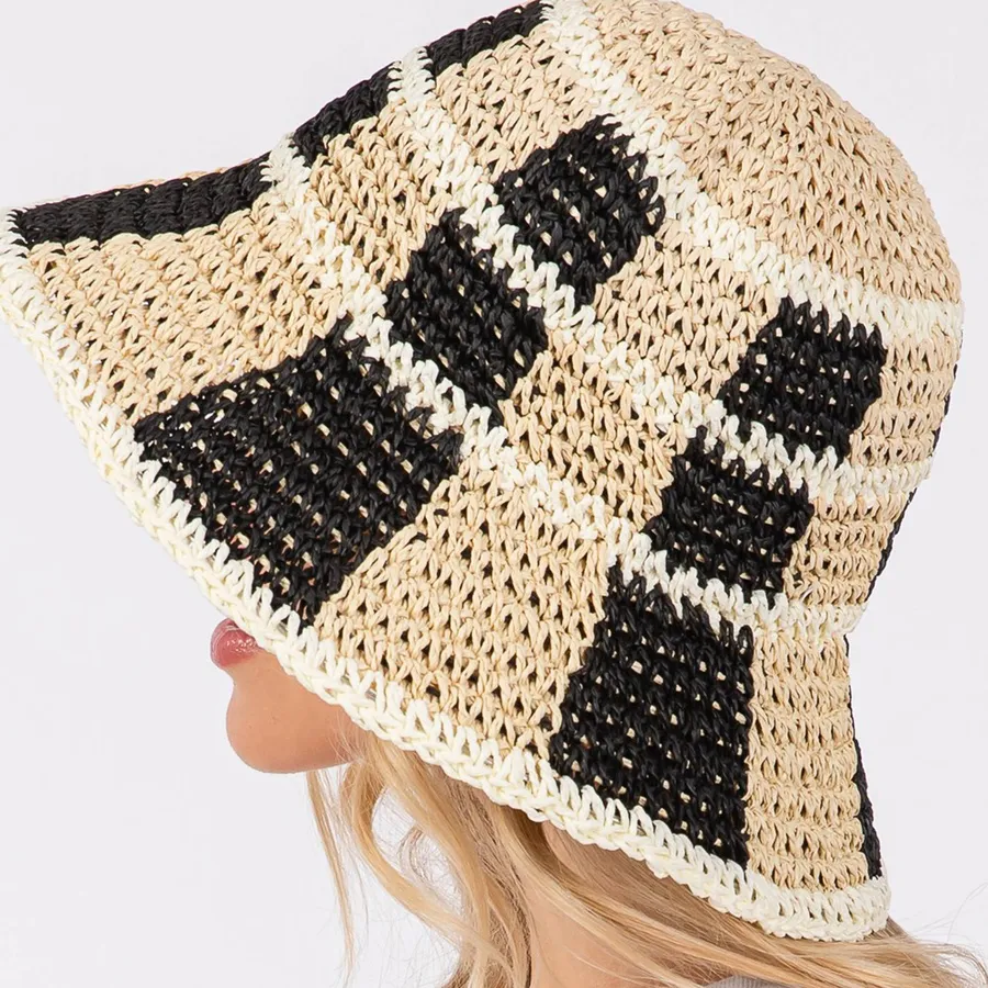 Two Tone Color Blocked Bucket Hat For Women's - Assorted — wholesale Apparel & Accessories by the case