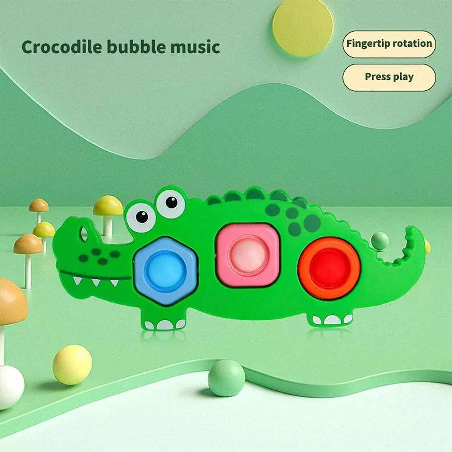 Crocodile Flip Rotating Keychain Kids Toys — wholesale Keychains & Charms by the case