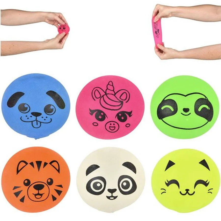 Squeezy Animal Faces Ball: Soft and Stre Keeraft Home Gifts — wholesale Home & Décor by the case
