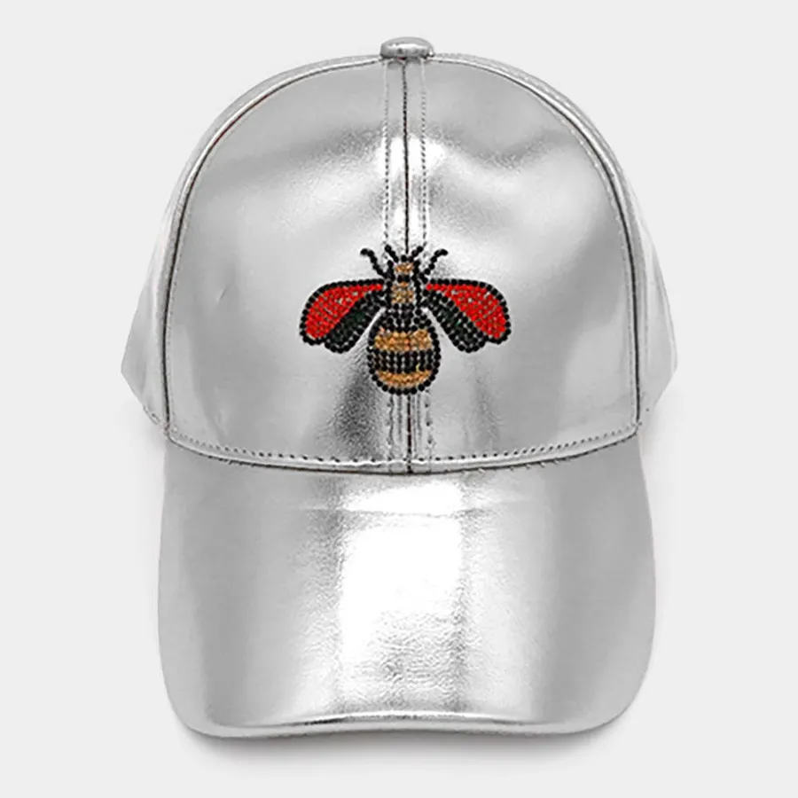 Bling Bumble Bee Baseball Cap - Assorted — wholesale Apparel & Accessories by the case