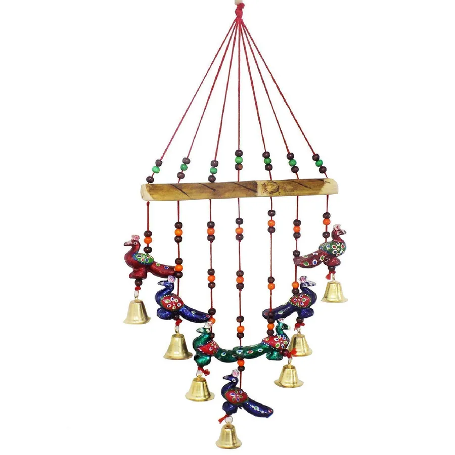 Handicraft Wooden Door Bell - Home & Liv Keeraft Home Gifts — wholesale Home & Décor by the case