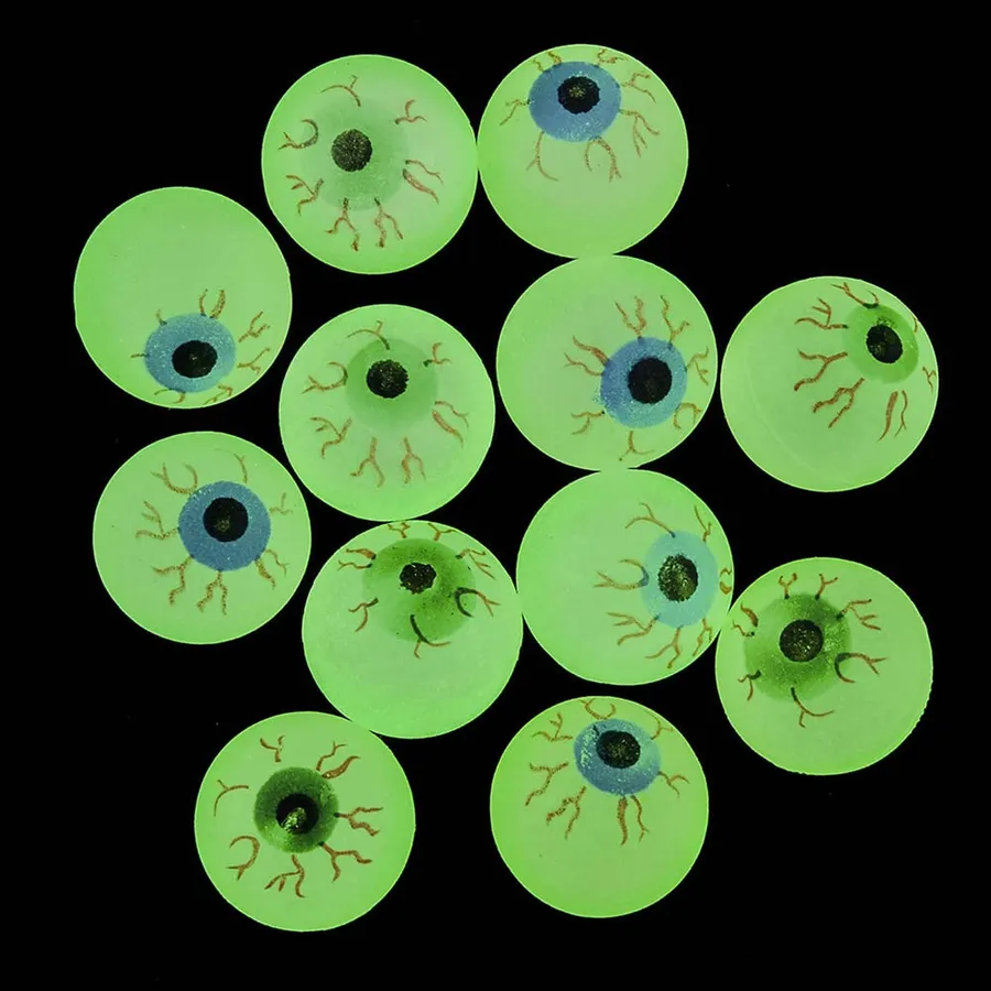Glow in the Dark Halloween Eye Bouncy Ba Keeraft Home Gifts — wholesale Seasonal & Holiday by the case