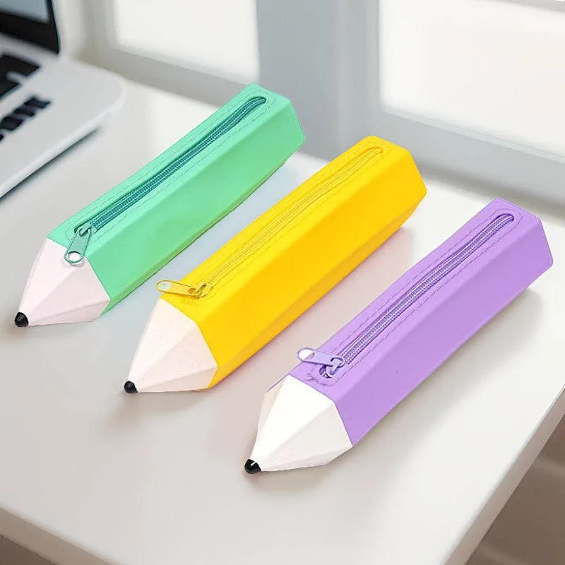 Crayon Shaped Stationery Pencil Case - Assorted — wholesale Stationery & Office by the case