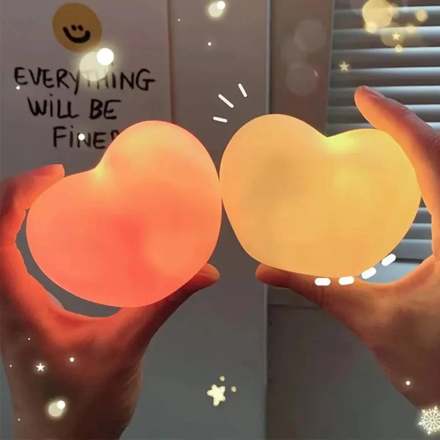 Heart Shape Lamps For Home Décor - Assorted — wholesale Home & Décor by the case