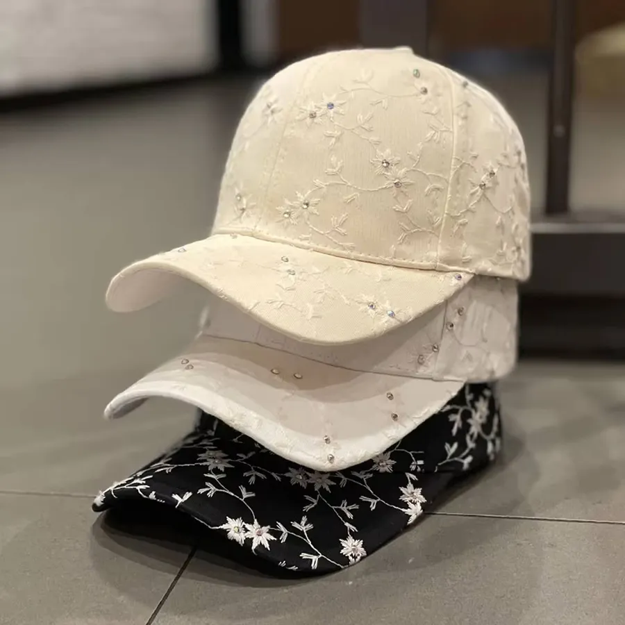 Flower Patterned Casual Baseball Cap - Assorted — wholesale Apparel & Accessories by the case